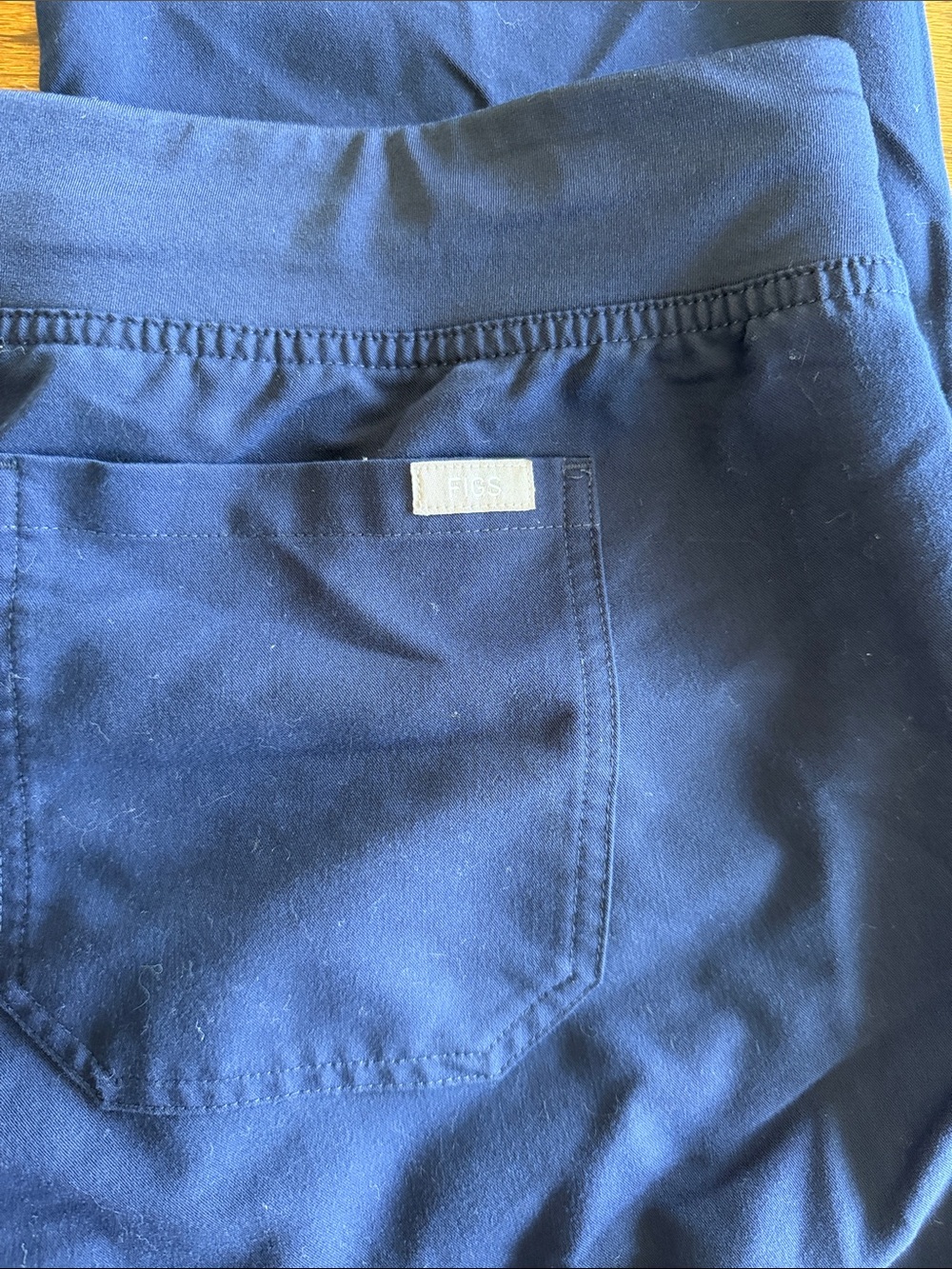 Figs Women’s Scrub Set in Navy Blue - Picture 9 of 9